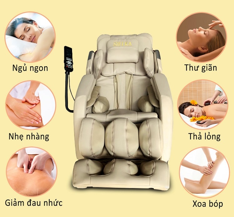 Ghế Massage Toàn Thân Nhật Bản Shika SK-8908