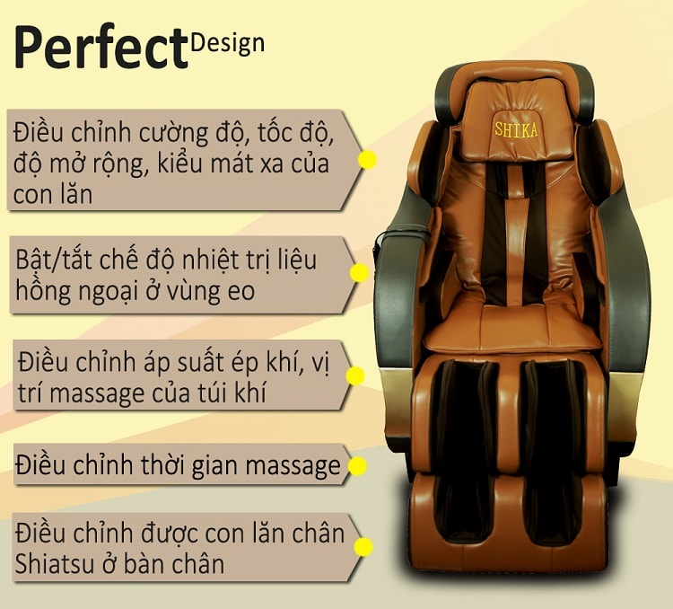 Ghế Massage Toàn Thân Shika SK-8904