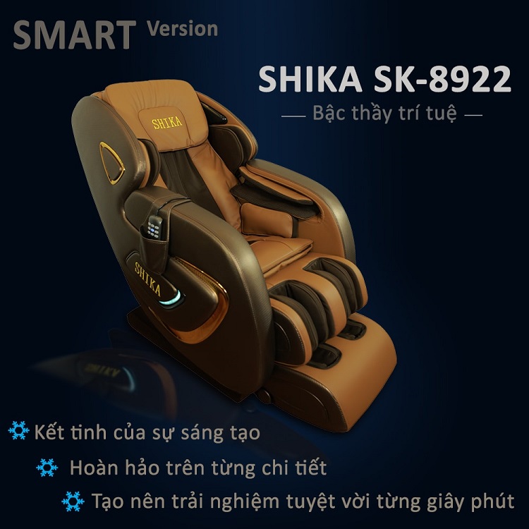 Ghế Mát Xa Cao Cấp Shika SK-8922