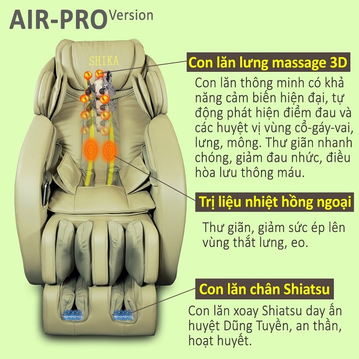Ghế Mát Xa Toàn Thân Shika SK-8926
