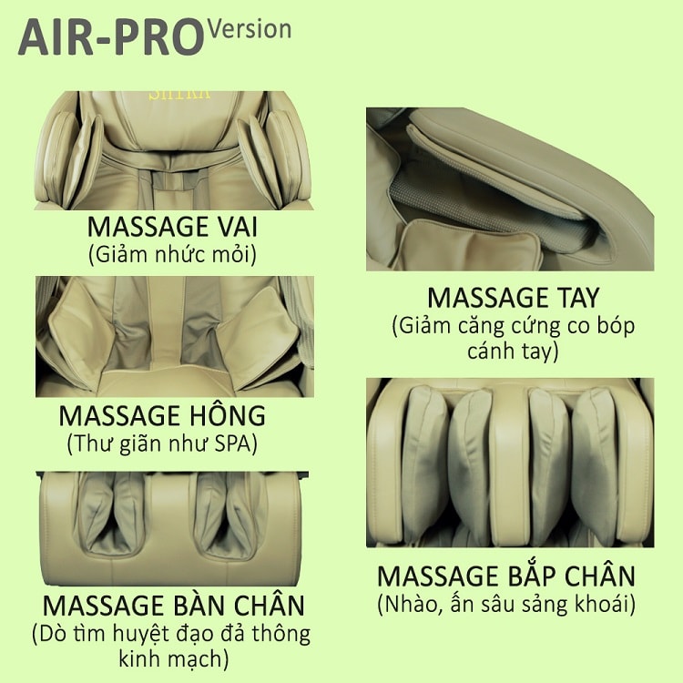 Ghế Mát Xa Toàn Thân Shika SK-8926