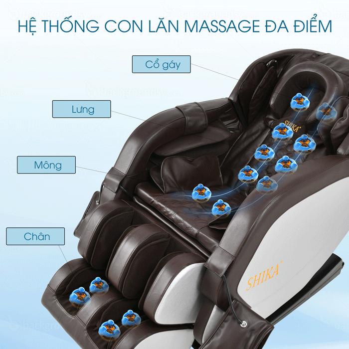 Ghế massage toàn thân Shika SK-106A mới