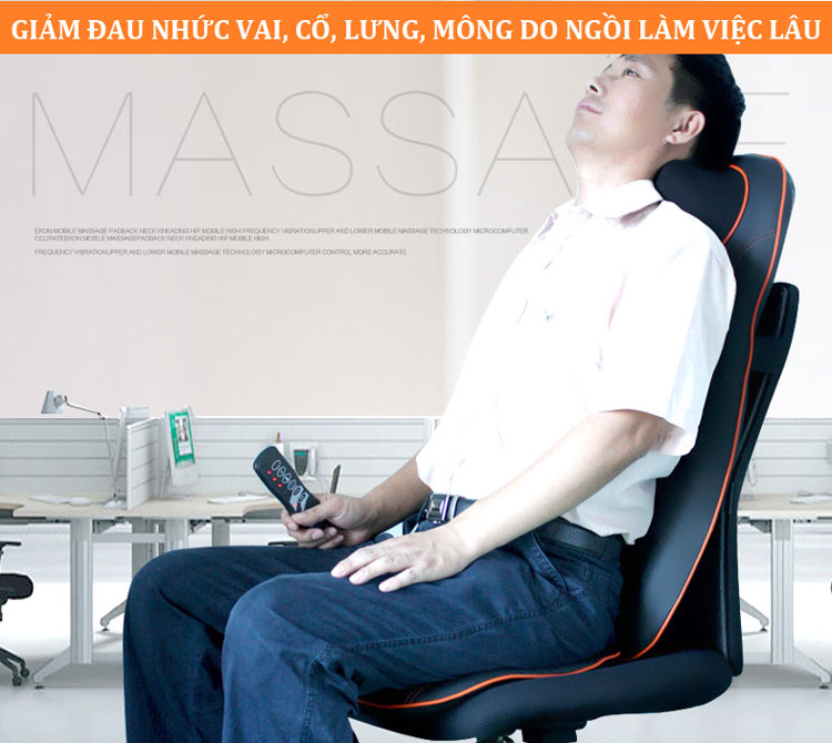 Đệm massage ô tô New Magic XD 801 ghế dựa