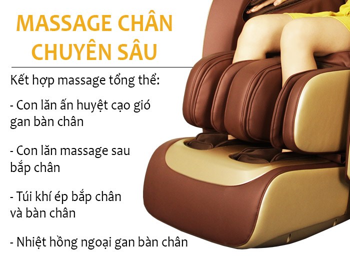 Ghế massage cao cấp 5D Shika SK-119 GOLD