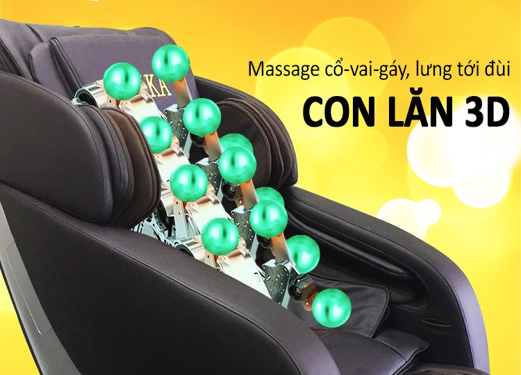 Ghế massage toàn thân Shika SK-8926 (Đen)