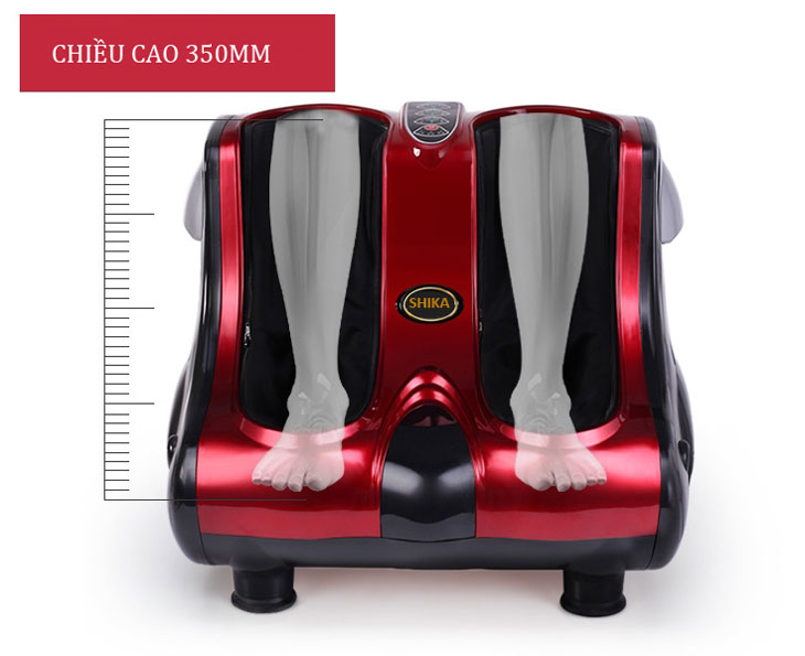 Máy Massage chân Shika SK8911 (Đỏ) Nhật Bản