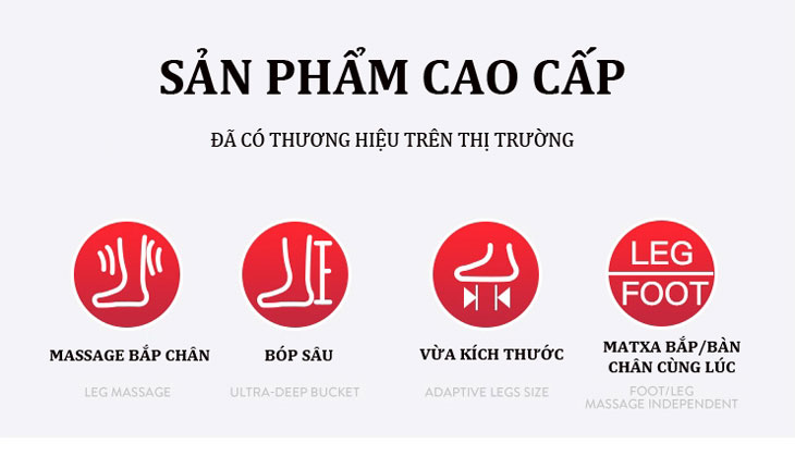 Máy Massage chân Shika SK8911 (Đỏ) Nhật Bản