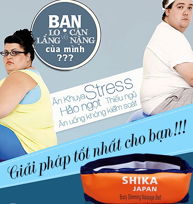 Máy massage bụng Shika Japan giảm béo nhanh