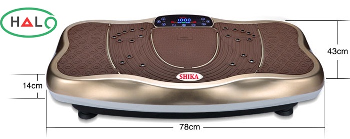 Máy rung massage toàn thân Shika SKI kích thước